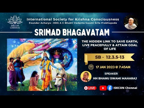SB_12.3.5~13 - The hidden link to save earth, live peacefully & attain goal of life !