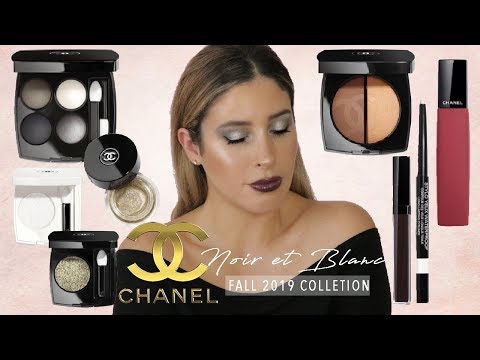 CHANEL 2019 FALL WINTER FULL COLLECTION Noir et Blanc | Makeup Modern Glamour Palette Eyeshadow