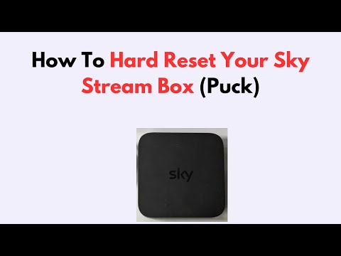How To Hard Reset Your Sky Stream Box (Puck)