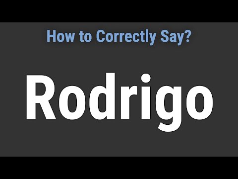 How to Pronounce Name Rodrigo (Correctly!)