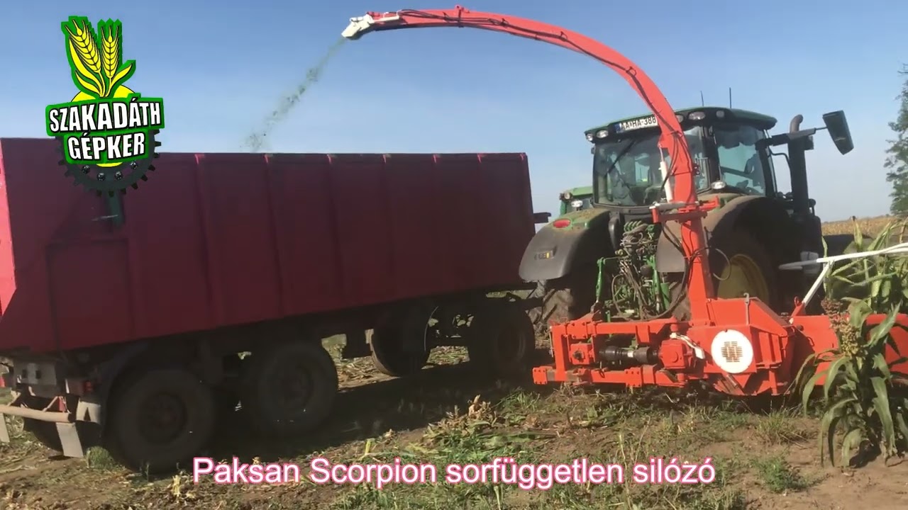 Készletről eladó új Paksan Scorpion sorfüggetlen silózó házhoz szállítással