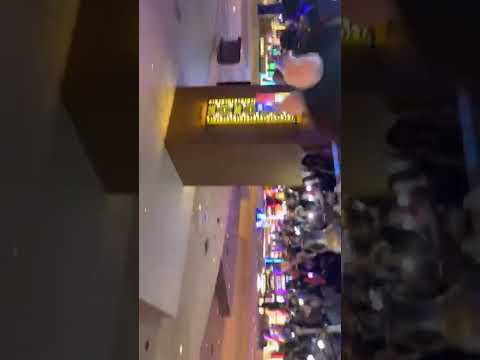 BTS Army fanchants Save me at Luxor Las Vegas bar