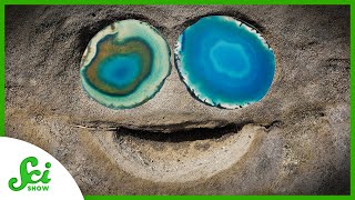 How Do These Creepy Eyeball Rocks Form?