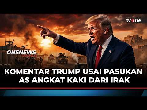 Begini Komentar Trump Usai Pasukan AS Angkat Kaki dari Irak! | OneNews Update