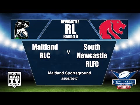 2017 Newcastle RL Round 9 1st Grade - Maitland Pickers v South Newcastle