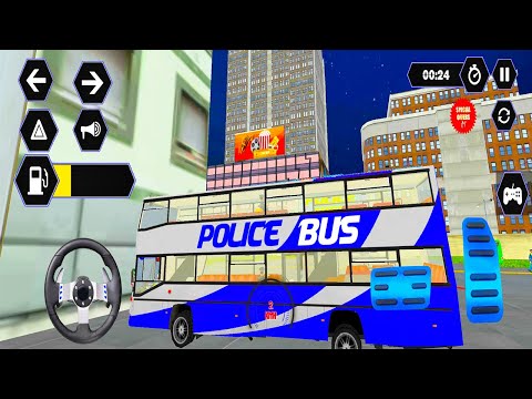 Police Prisoner Transport Bus Simulator Games - Police Games - Android GamePlay