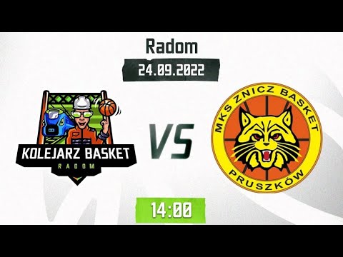 Kolejarz Basket Radom - Znicz Basket Pruszków (2 LM, Grupa B, 1 Kolejka, Sezon 2022/2023)