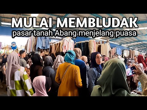 PUSATNYA BERBURU BAJU LEBARAN PASAR TANAH ABANG JAKARTA.