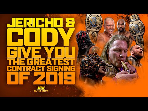 Cody vs Chris Jericho CONTRACT SIGNING | AEW Dynamite Oct. 30, 2019 Full Show Review & Results Video