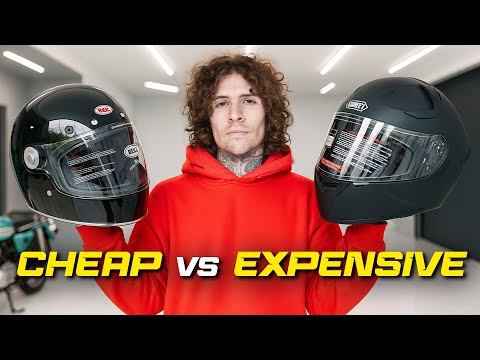 Cheap vs Expensive: Motorcycle Helmets (Does more $$$ = Safer?)