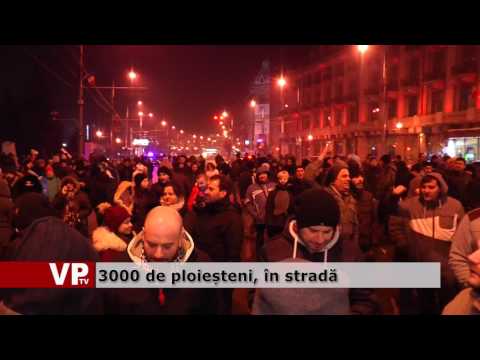 3000 de ploieșteni, în stradă