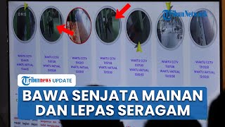 CCTV Gerak-gerik Terduga Pelaku sebelum Ledakan SMAN 72, Gendong Senjata Mainan & Lepas Seragam