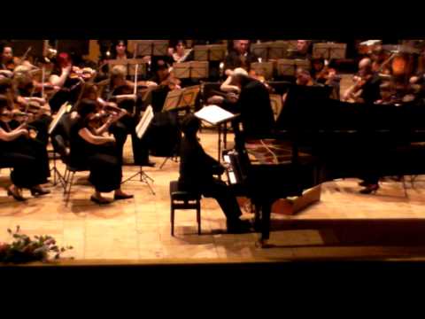 Schumann piano concerto in a minor. 2nd and 3rd mov. played by Soso Jugashvili
