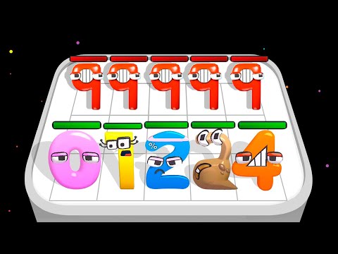 MERGE 'NUMBER LORE' Run 3D - Merge Battles ⭐️ 1234567890 Unlock All Levels