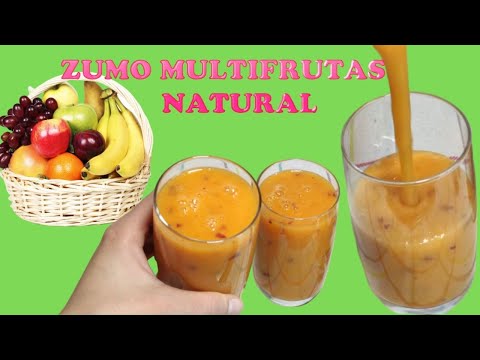 DESDE HOY PROHIBIDO COMPRAR JUGO MULTIFRUTAS PREPARALO EN CASA SALUDABLE ,SIN ADITIVOS NI AZÚCAR