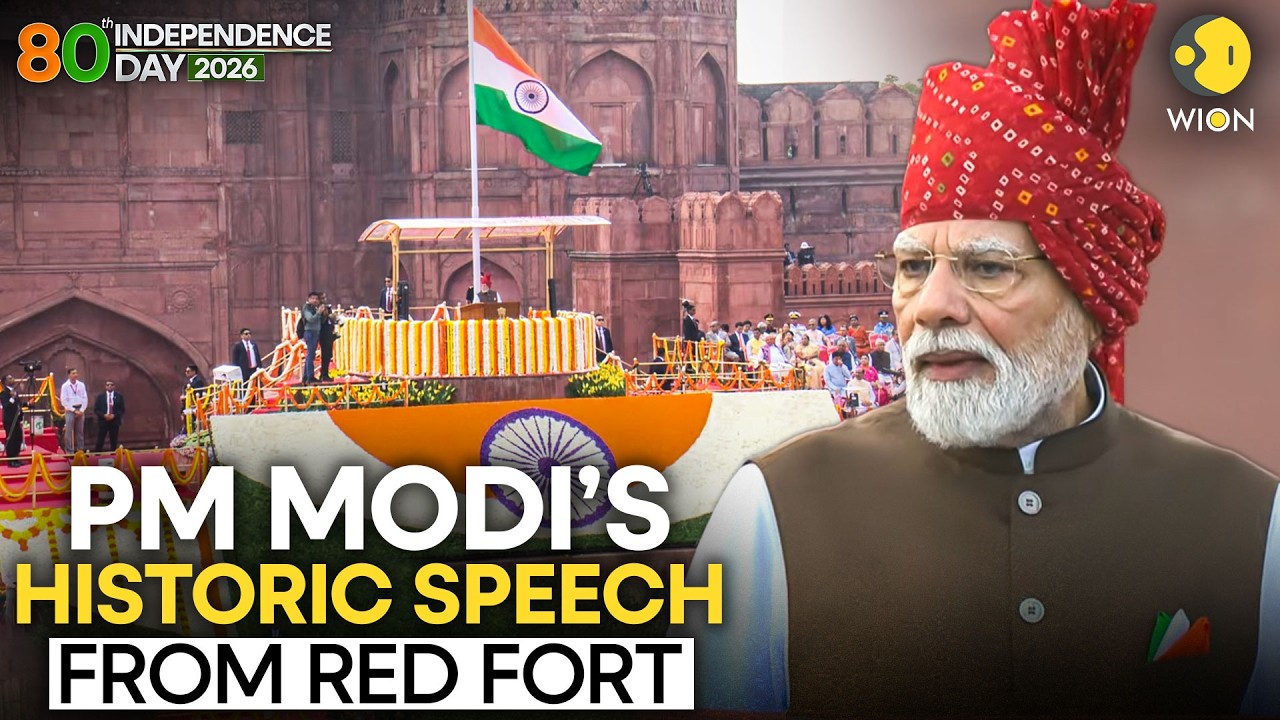 Independence Day LIVE: PM Modi Leads 80th Independence Day Celebrations at Red Fort | WION