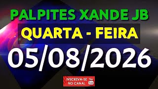 PALPITE DIA 05/08/2026 | JOGO DO BICHO TODAS AS LOTERIAS 