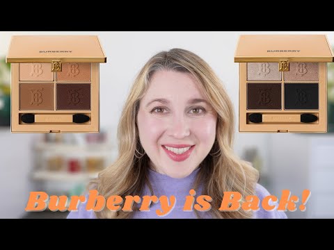 BURBERRY Eyeshadow Quads - Full Review and Swatches of 02 Dusty Caramel & 04 Midnight