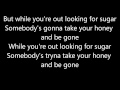 while you´re out looking for sugar lyrics 