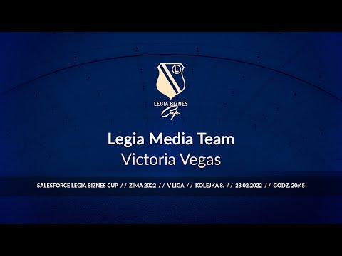 Skrót spotkania Legia Media Team - Victoria Vegas ( Legia Biznes Cup Zima 2022 )