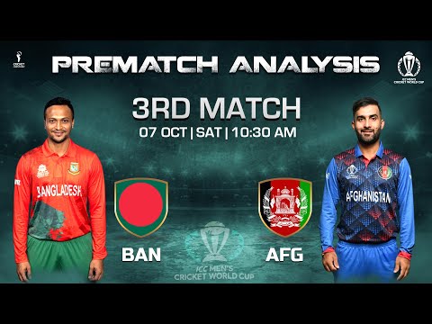 World Cup 2023 Bangladesh vs Afghanistan 3rd Match PREDICTION, Playing 11, Pitch Report, Key Players