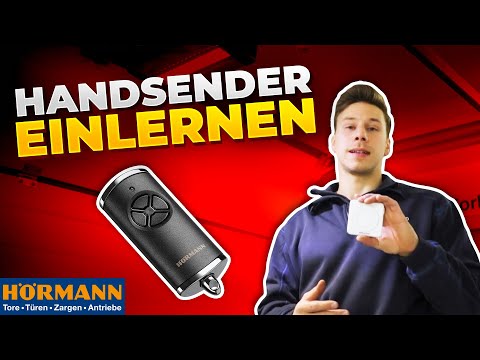 Programming the Hörmann hand transmitter BiSecure and red frequency 868 MHz - HS 4 BS / HSE 4 BS