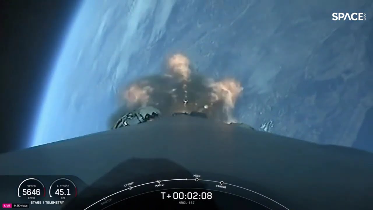Blastoff! SpaceX launches US spy satellites on 100th Falcon 9 flight of 2024