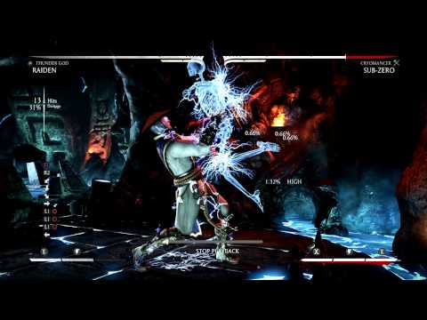 MKX Patch 5/14 - Raiden "Normalized" Damage [720p/60fps]