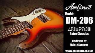Video thumbnail for Aria Pro II DM-206 by Aria Guitars World