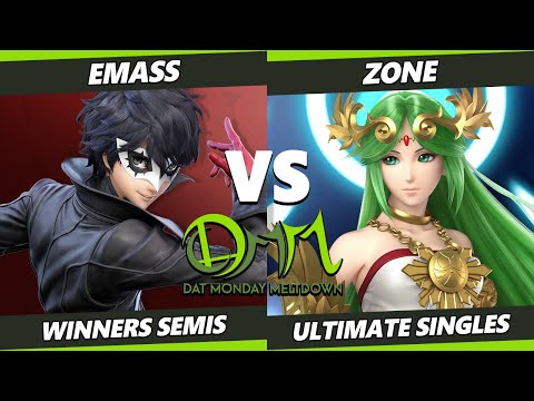DAT Monday Meltdown 217 Winners Semis - eMass (Joker) Vs. Zone (Palutena) SSBU Ultimate Tournament