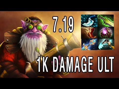 MAGIC SNIPER BUILD 5s 1K ULT DAMAGE BY Enough | 7.19 DOTA 2