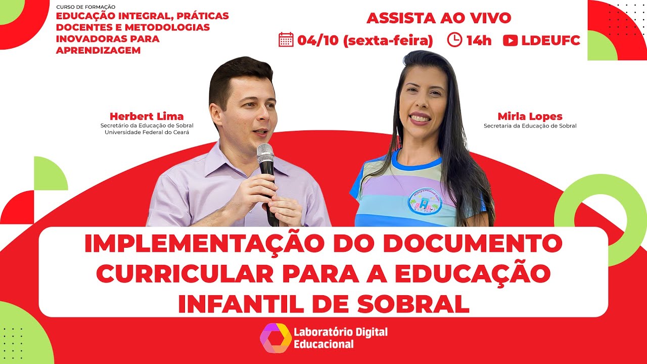 [AULA 29] Documento curricular da Educação Infantil de Sobral