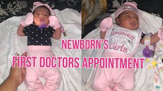 BABY’S FIRST DOCTORS APPOINTMENT + MEET BABY SERENITY!