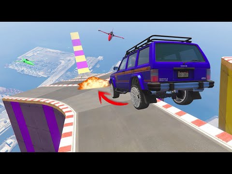 SUPER RARE and DIFFERENT MEGA RAMP in GTA Online!