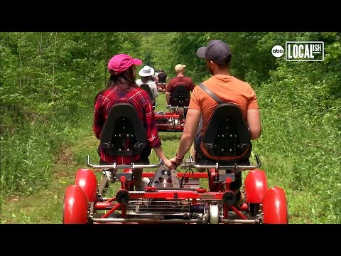 You'll be working out on this repurposed railroad