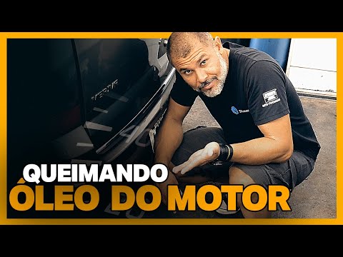 MOTOR DO CARRO QUEIMANDO ÓLEO. O que poder ser? 💨