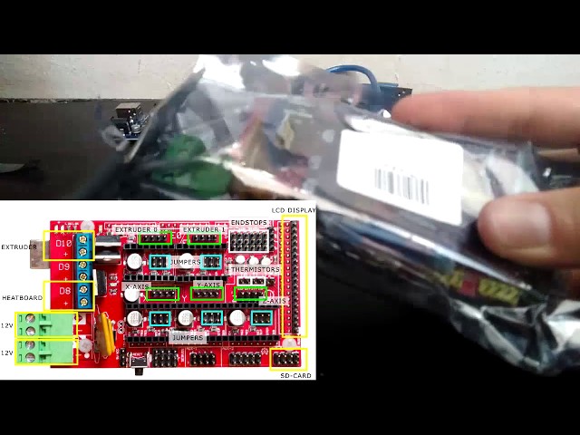 Vídeo relacionado con ARCELI Módulo de alimentación de Cama térmica con Impresora 3D Corriente de actualización de Alta Intensidad 210A MOSFET RAMPS 1.4