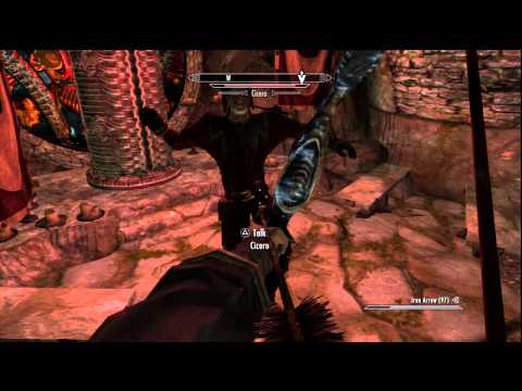 Skyrim | The Most Annoying NPC on Skyrim | "Cicero"