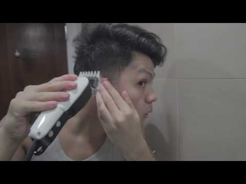 How to Cut Your Own Hair! - Disconnected Undercut + Fade (Wavy/Curly Hair)