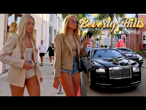 Beverly Hills Walking Tour in Los Angeles, Lifestyles of the Rich and Famous, Supercars, Exotic Cars