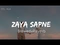 ZAYA SAPNE ZAYA APNE Slowed Reverb Lost In Dreams By Faheem Abdullah Feel M24