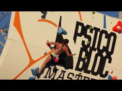 Alex Puccio & Carlo Traversi climb during the Seeding Rounds of the 2017 Psicobloc Masters Series