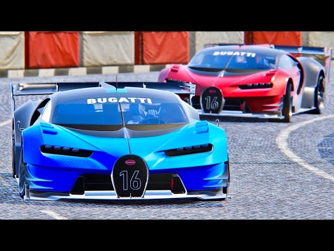 Bugatti Vision GT vs Bugatti Vision GT Ferrari F1 2004 Engine - Highlands