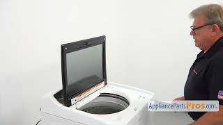 How To: Whirlpool/KitchenAid/Maytag Washer Lid Assembly W11101059