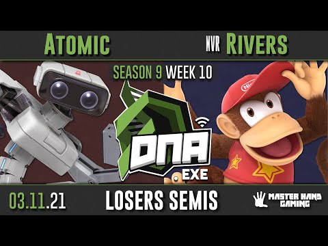 DNA.EXE S9:W10 - Atomic (ROB) Vs. NVR | Rivers (Diddy Kong) - L Semifinals
