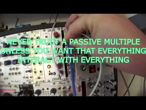 do you trust your passive multiples ? eurorack modular synth