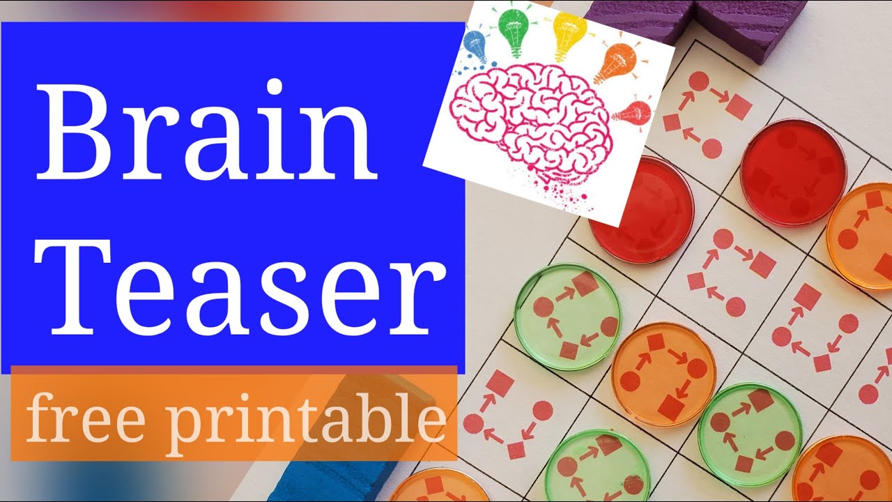 Brain Teaser Worksheet 7+  free printable