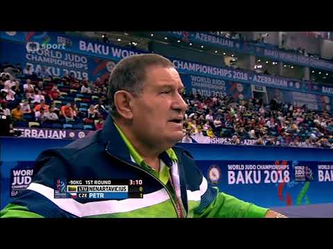 Baku 2018 1 K 90 kg Nenartavicius LTU Petr Jiří CZE