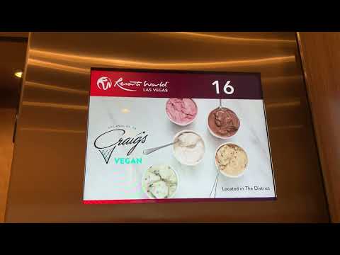 Otis Series 4 traction low rise elevators @ Hilton Resorts World Las Vegas, NV