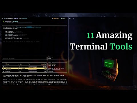 11 Amazing Terminal Tools Worth Knowing About